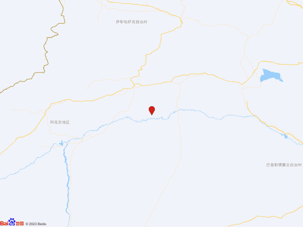 新疆阿克苏地区库车市发生3.4级地震