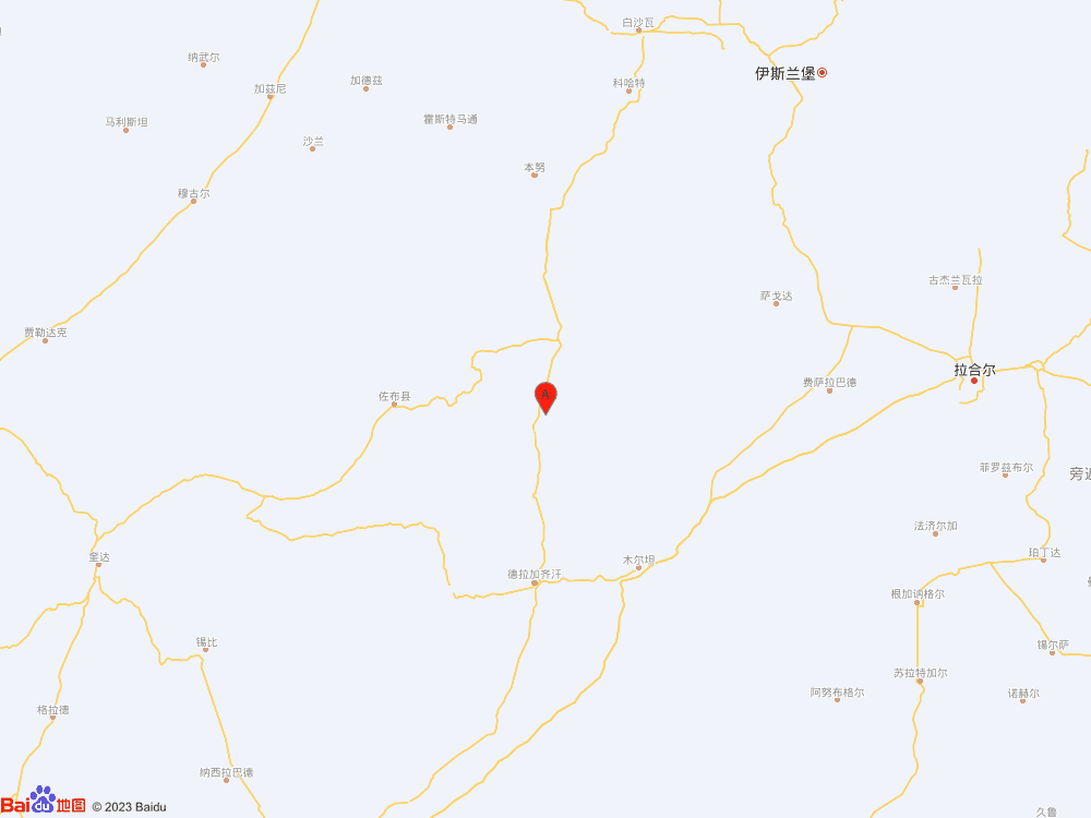 巴基斯坦（北纬31.32度，东经70.74度）发生5.0级地震