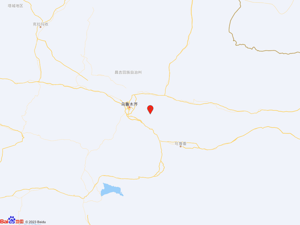 新疆乌鲁木齐市达坂城区发生4.6级地震