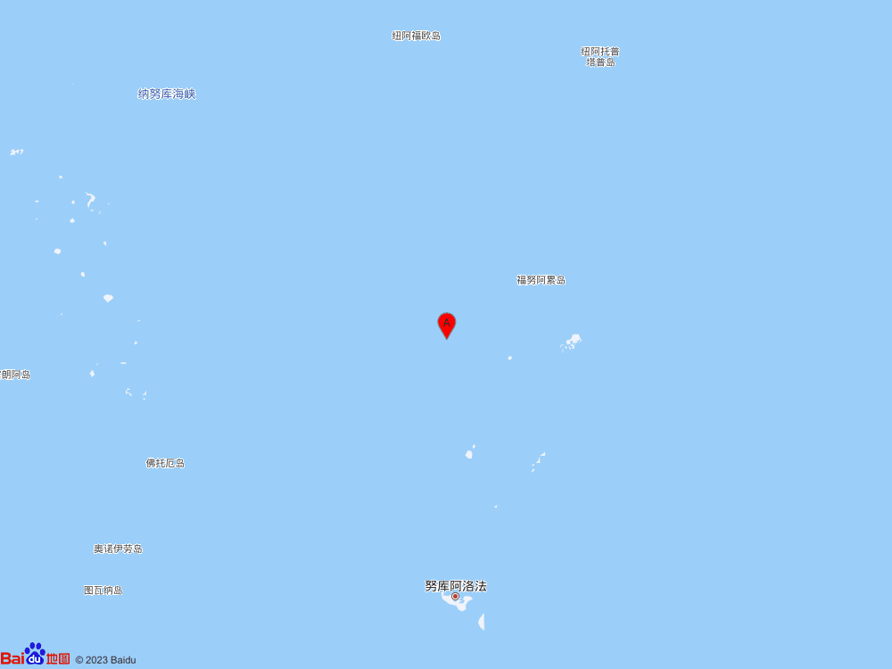 汤加群岛发生6.2级地震